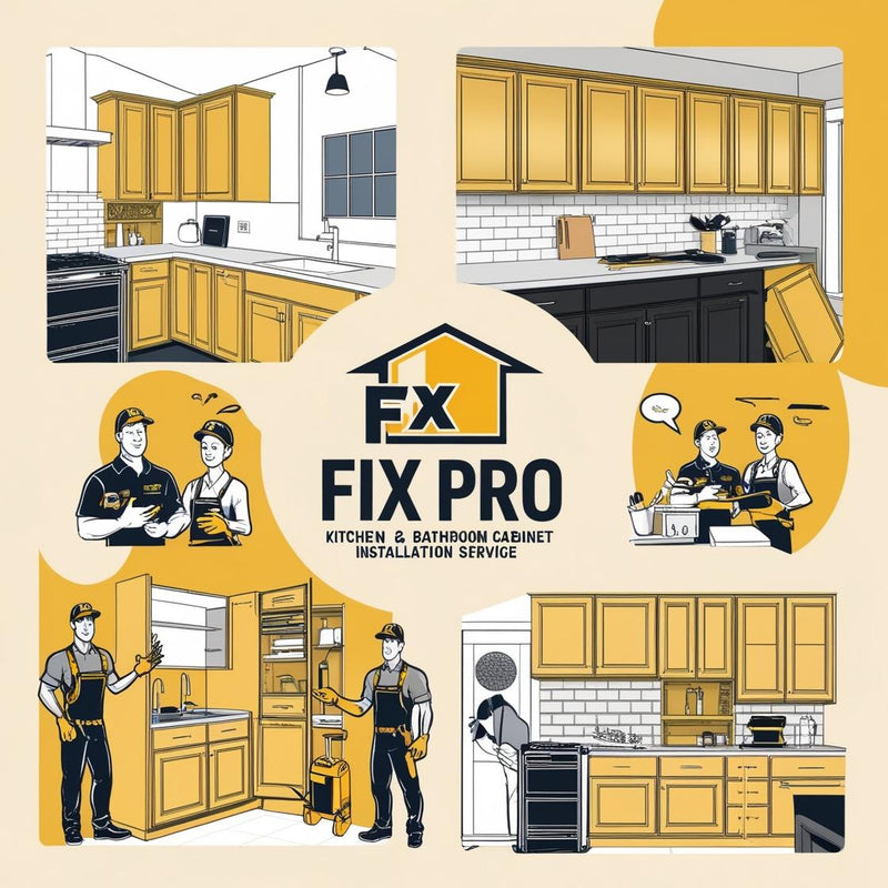 Kitchen and Bathroom Cabinet Installation Service - FixPro