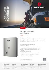 5L Gas Geyser including installation - FixPro