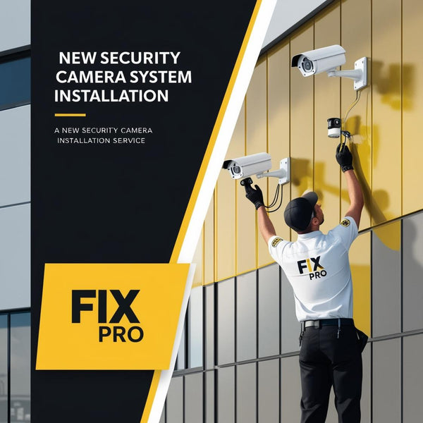 New Security Camera System Installation