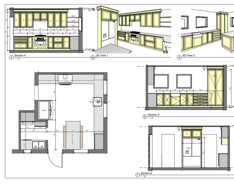 3D Kitchen Drawings - FixPro